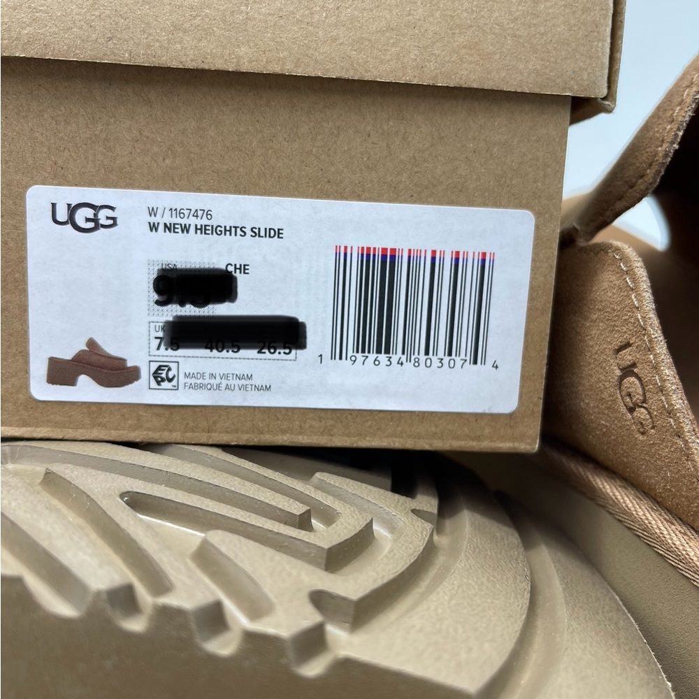 UGG Platform Slide Mules Sandals 
W / 1167476
W NEW HEIGHTS SLIDE Chestnut - Picture 16 of 16